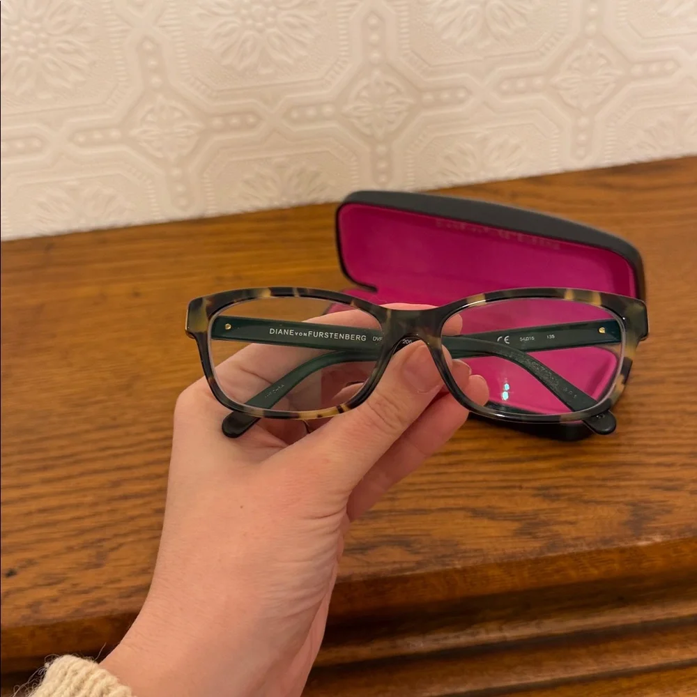 Diane von Furstenberg DVF 5056 Eyeglasses in 206 Tortoise Shell